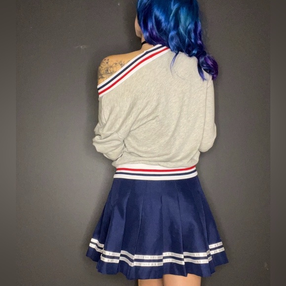 Vintage American Apparel Varsity Raglan Sweatshirt - Picture 5 of 5